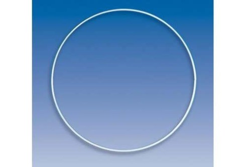 Obręcz do obrabiania szydełkiem śr. 25 cm biała