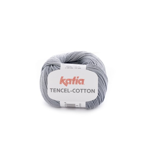 Włóczka Katia Tencel-Cotton 09 średni szary