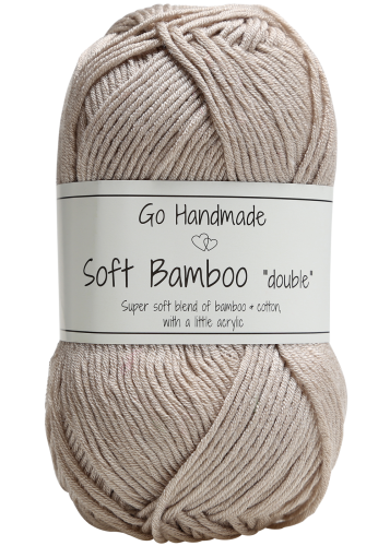 Włóczka Soft Bamboo "double" 17752 jasny beż