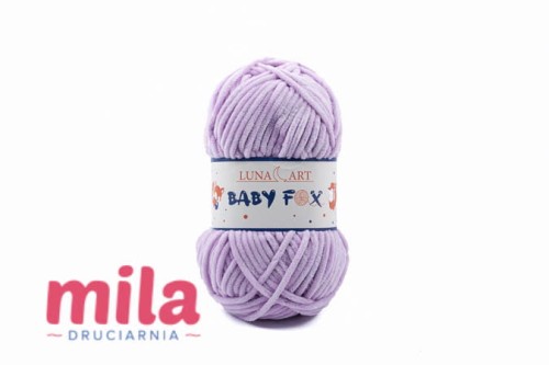 Włóczka Baby Fox 100-15 lawenda