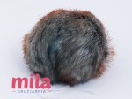 Pompon XL sztuczne futro, śr. 14 cm 50