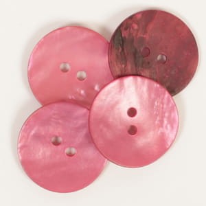 Guzik DROPS 610 czerwony, 20 mm