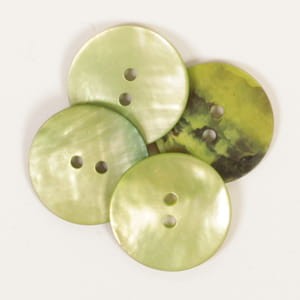 Guzik DROPS 611 zielony, 20 mm
