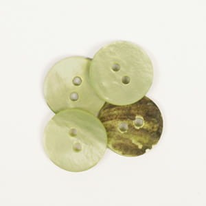 Guzik DROPS 620 zielony, 15 mm