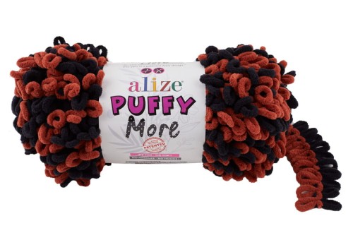 Włóczka Alize Puffy More 6262 poliester, mikropoliester, do dziergania rękami, palcami, do wyplatania, dywany, kocyki, kocyk, dywan, rękoma, szal