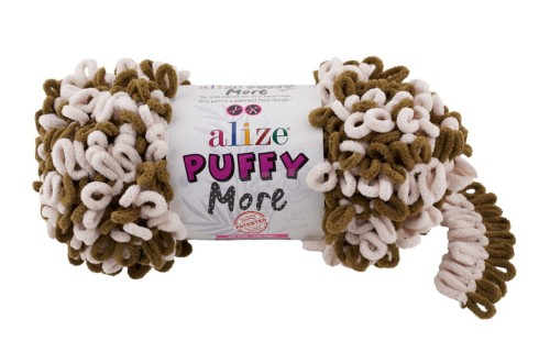 Włóczka Alize Puffy More 6264  poliester, mikropoliester, do dziergania rękami, palcami, do wyplatania, dywany, kocyki, kocyk, dywan, rękoma, szal