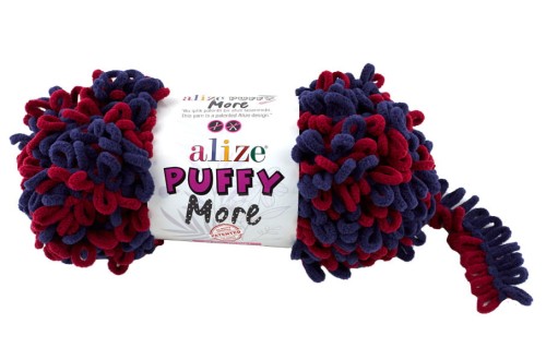 Włóczka Alize Puffy More 6268 poliester, mikropoliester, do dziergania rękami, palcami, do wyplatania, dywany, kocyki, kocyk, dywan, rękoma, szal
