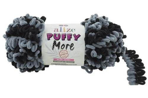 Włóczka Alize Puffy More 6284 poliester, mikropoliester, do dziergania rękami, palcami, do wyplatania, dywany, kocyki, kocyk, dywan, rękoma, szal