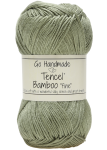 Włóczka Tencel Bamboo "fine" 17354 jasna oliwka
