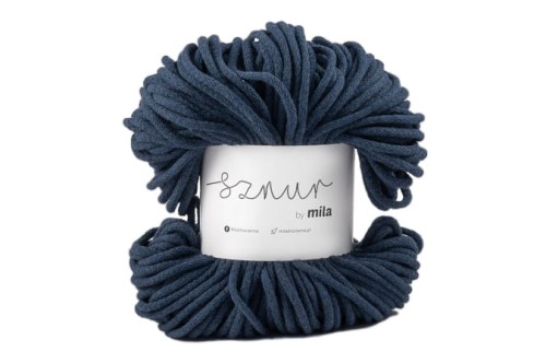 Sznurek bawełniany 5 mm, dł 100 m P54 jeansowy