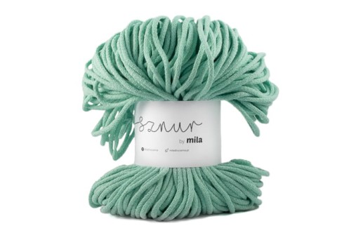 Sznurek bawełniany 5 mm, dł 100 m P61 mięta