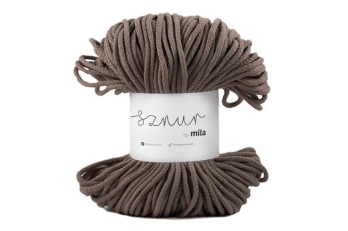 Sznurek bawełniany 5 mm, dł 100 m P17 mokka