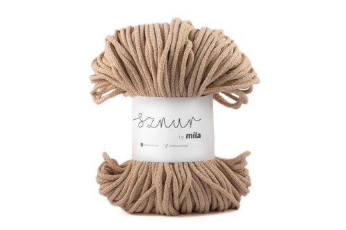 Sznurek bawełniany 5 mm, dł 100 m P13 piaskowy