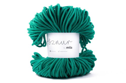 Sznurek bawełniany 5 mm, dł 100 m P63 szmaragd