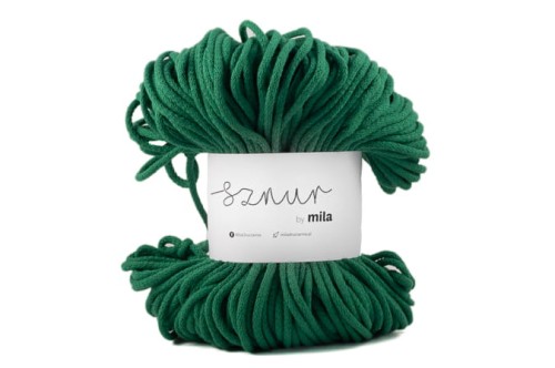 Sznurek bawełniany 5 mm, dł 100 m P46 trawa