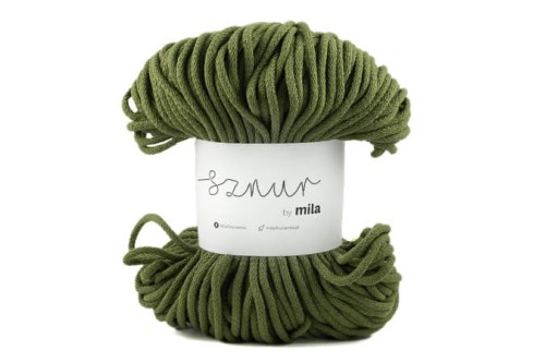 Sznurek bawełniany 3 mm, 100 m P45 avokado