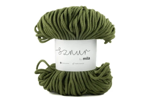 Sznurek bawełniany 5mm, dł 50 m P45 avokado