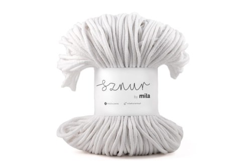 Sznurek bawełniany 5mm, dł 50 m P01 biały 