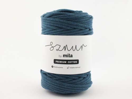 Sznurek 5 mm PREMIUM COTTON, 100m PC52 PETROL