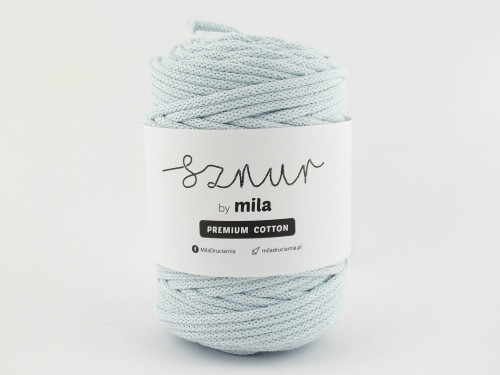 Sznurek 5 mm PREMIUM COTTON, 100m PC60 AQUA BLUE