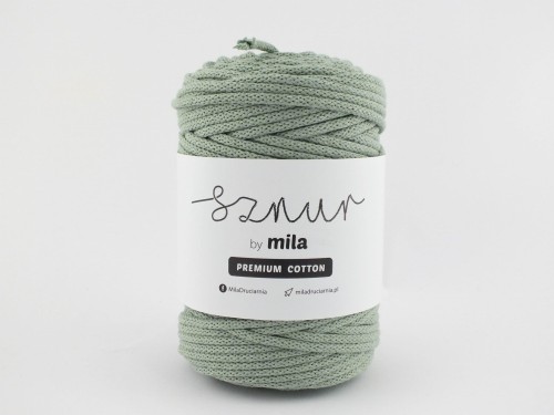 Sznurek 5 mm PREMIUM COTTON, 100m PC50 DZIKA MIĘTA