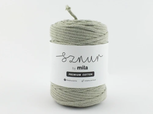 Sznurek 5 mm PREMIUM COTTON, 50m PC49 JASNA OLIWKA /OUTLET/