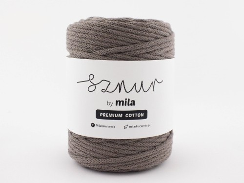 Sznurek 5 mm PREMIUM COTTON, 50m PC17 MOKKA /OUTLET/