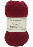 Włóczka Tencel Bamboo "fine" 17357 bordowy