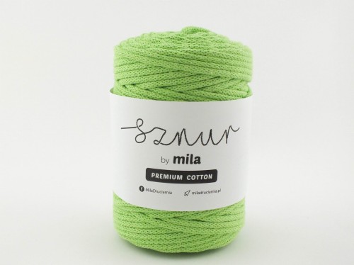 Sznurek 5 mm PREMIUM COTTON, 100m PC43 PISTACJA