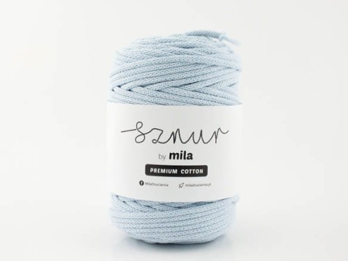 Sznurek 5 mm PREMIUM COTTON, 100m PC58 BŁĘKIT