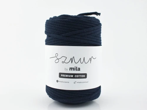 Sznurek 5 mm PREMIUM COTTON, 50m PC53 GRANAT /OUTLET/