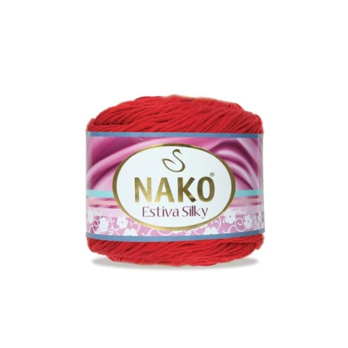 Włóczka Nako Estiva Silky 06951 czerwony