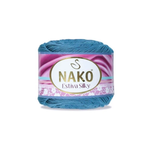 Włóczka Nako Estiva Silky 12932 niebieski