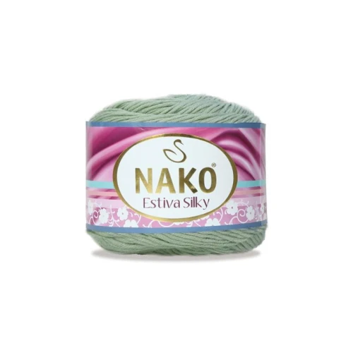 Włóczka Nako Estiva Silky 12933 seledyn