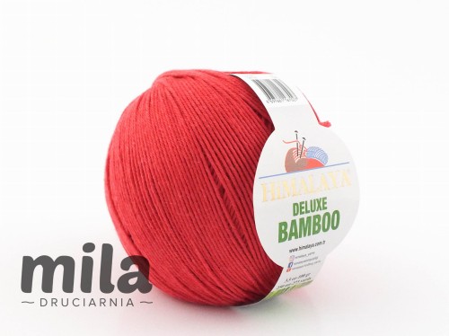 Włóczka Himalaya Deluxe Bamboo 124-10 czerwony