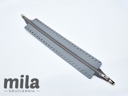 Zamek, baza z zamkiem 30/40cm, ZZ30 SZARY