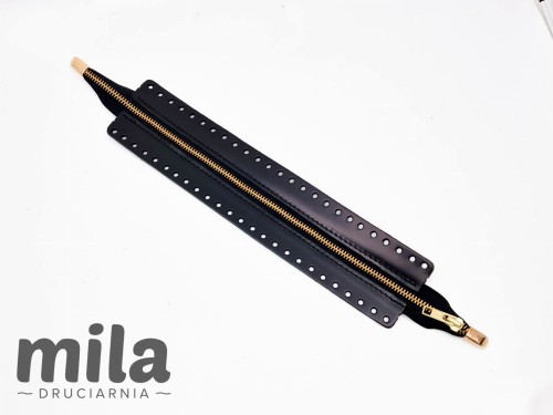 Zamek, baza z zamkiem 30/40cm, ZZ30 czarny/złoty