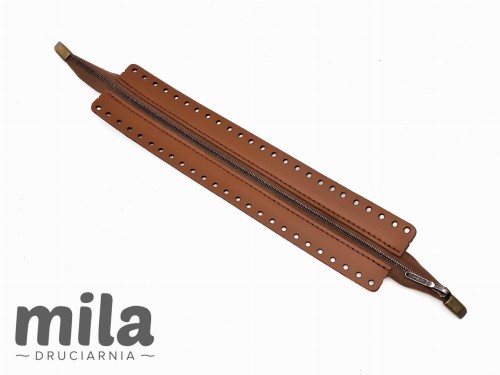 Zamek, baza z zamkiem 30/40cm, ZZ30 czekolada