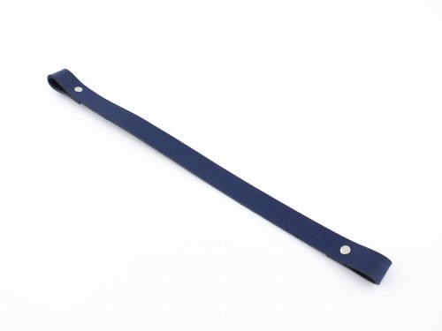 Skórzana rączka, uchwyt 80 cm, 80_17 niebieski elektryzujący