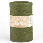 Przędza papierowa Raffia 51 ciemna oliwka