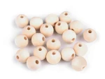 Koraliki drewniane naturalne 340221, 16 mm