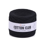 Włóczka Cotton Club Premium T-shirt 7300 czarny