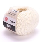 Włóczka Yarn Art Jeans 03 kremowy