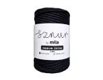 Sznurek 3 mm PREMIUM COTTON, 100m PC07 czarny