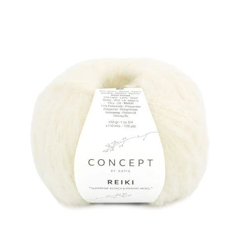 Włóczka Katia Concept Reiki 100 ecru