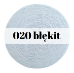 Monomotek Classic bawełna/akryl, 020 błękit