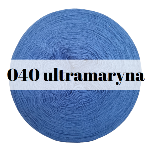 Monomotek Classic bawełna/akryl, 040 ultramaryna