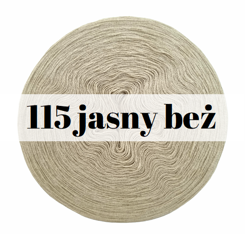 Monomotek Classic bawełna/akryl, 115 jasny beż