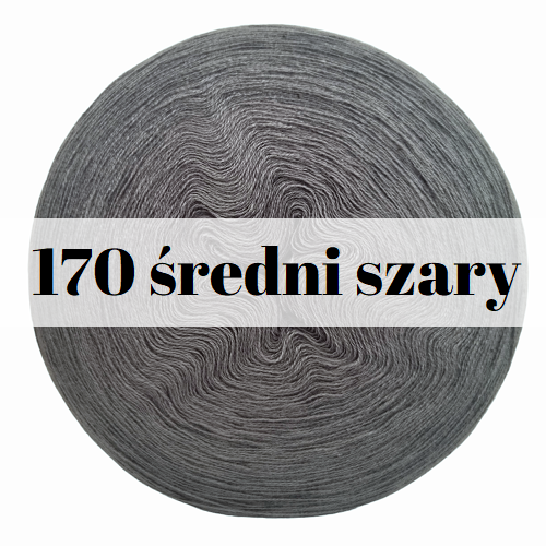 Monomotek Classic bawełna/akryl, 170 średni szary