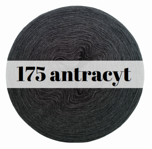 Monomotek Classic bawełna/akryl, 175 antracyt
